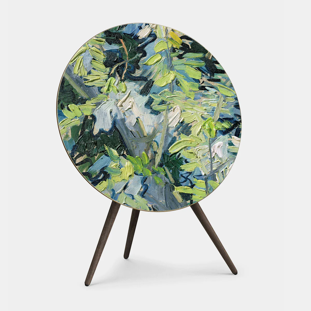Florales BeoSound A9 Cover als Interior-Akzent